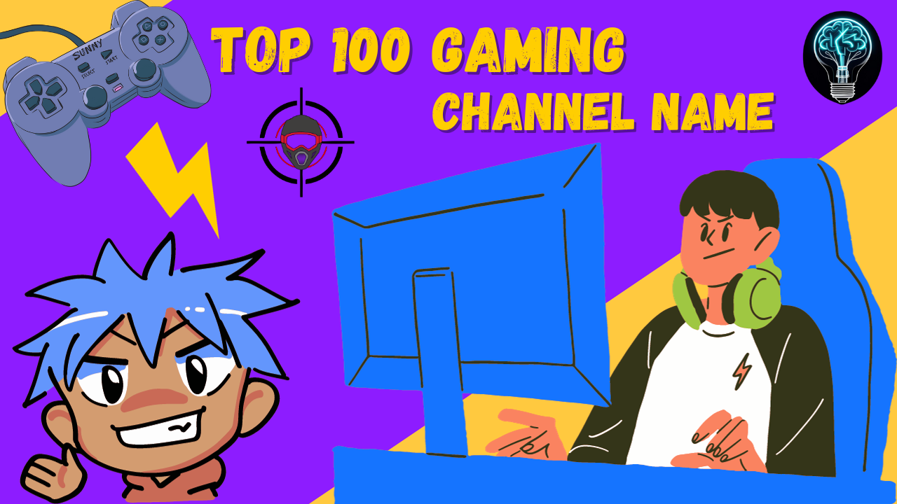 Stylish and Unique Top 100 Gaming Channel Name - namechoise